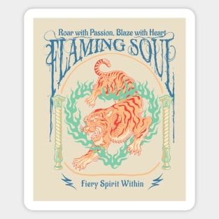 Flaming Soul Sticker